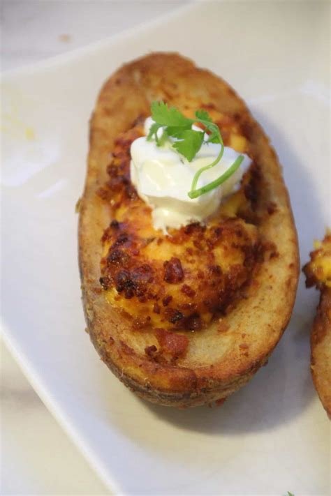 How To Make Frozen Potato Skins In The Air Fryer Fork To Spoon