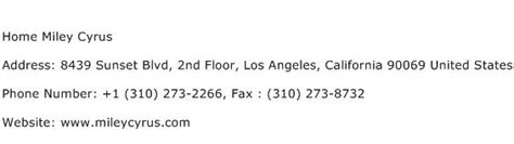 Home Miley Cyrus Address, Contact Number of Home Miley Cyrus