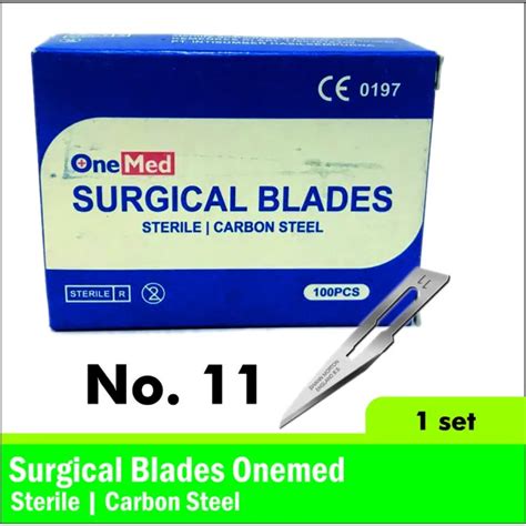 Bisturi No 11 Pisau Bedah Steril 1 Box Onemed Surgical Blades