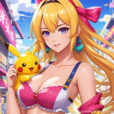 Woman In Lingerie Stable Diffusion Online