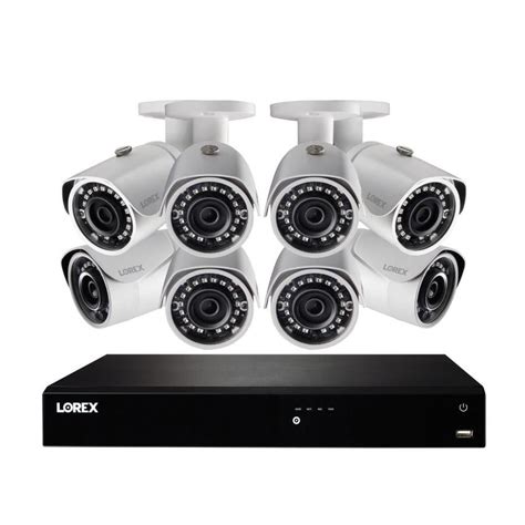 Lorex 4K Ultra HD 16-Channel Security System with 3 TB NVR and Eight ...