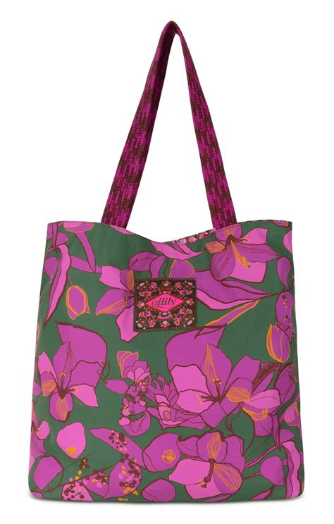 Oilily Shopper Romy Reversible Shopper Forrest Green Modeherz