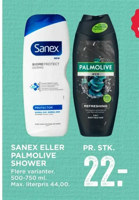 Sanex Eller Palmolive Shower Tilbud Hos Meny