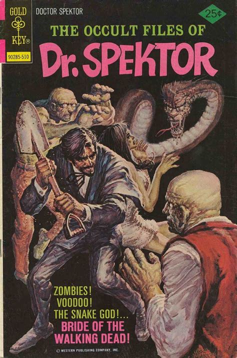 The Occult Files Of Dr Spektor Vintage Comic Books Comic Books Art