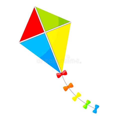 Colorful Kite Stock Vector Illustration Of Kite Icon 32444462