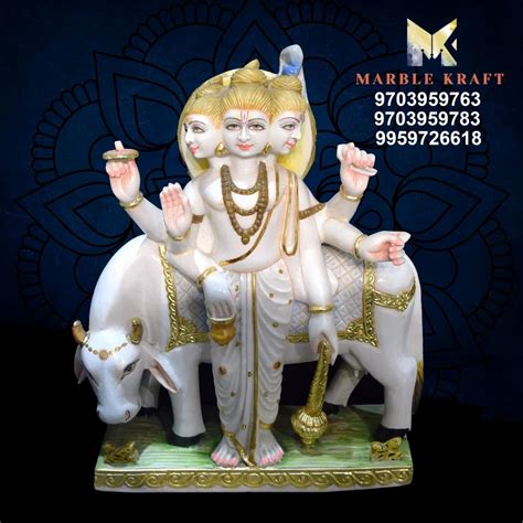 White Marble Dattatreya Statue At Rs Marble Lord Dattatreya