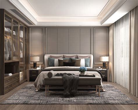 Modern Bedroom Scene 33 - 3D Model by nhattuankts