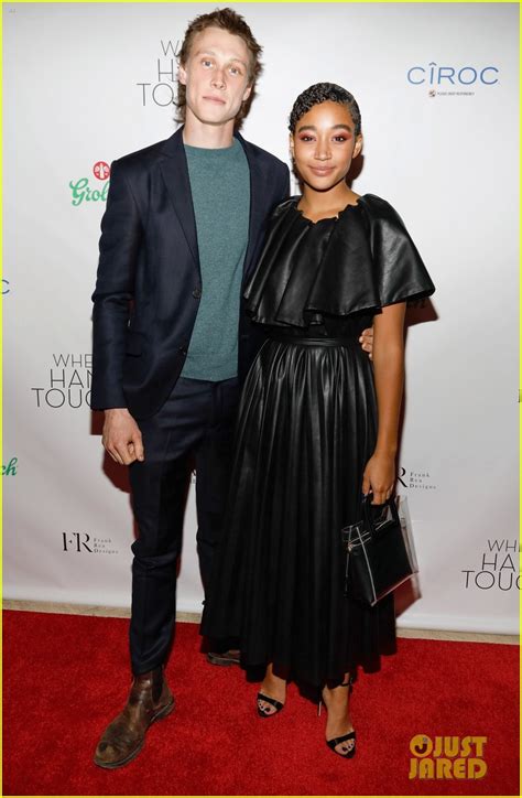 Photo: amandla stenberg george mckay hands touch tiff premiere 08 ...