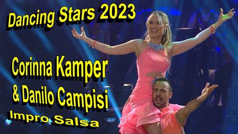 Dancing Stars 2023 Corinna Kamper Danilo Campisi Impro Salsa YouTube