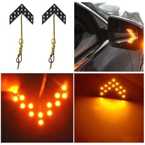 Car Styling Turn Signal Lights Car Singal Lamp Smd Led Arrow Panels