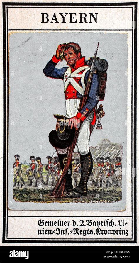 German Uniforms Of The 19th Century Lines Infantry Bavaria