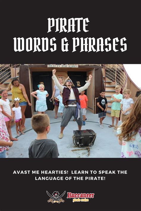 Pirate Words And Phrases | Buccaneer Pirate Cruise