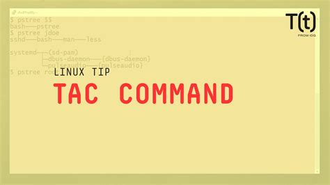 How To Use The Tac Command 2 Minute Linux Tips YouTube