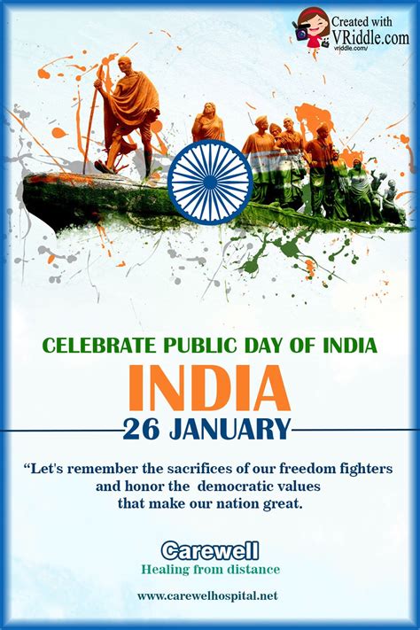 Pride And Unity Celebrating Indias Republic Day Greeting 2024 Vriddle