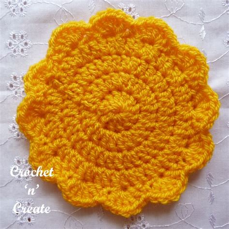 Crochet Circle Pattern, Cozy Crochet Patterns, Crochet Coaster Pattern, Crochet Circles, Basic ...