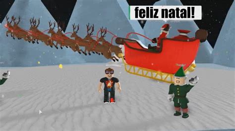 ROBLOX AJUDEI O PAPAI NOEL A SALVAR O NATAL Save Christmas Obby