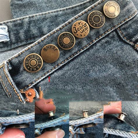 Snap Prendedor Metal Cal As Es Para Roupas Jeans Ajuste Perfeito