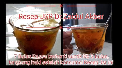 Resep JSR Dr Zaidul Akbar Melancarkan Haid YouTube