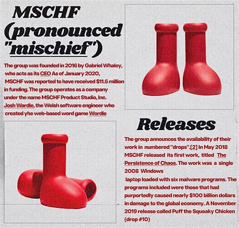 Mschf Red Boots Poster On Behance