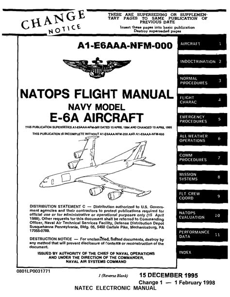 BOEING E-6 MERCURY - Flight Manuals