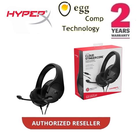 Hyperx Cloud Stinger Core Pc Wired Gaming Headset Hx Hscsc2 Bk Ww [4p4f4aa] Shopee Malaysia