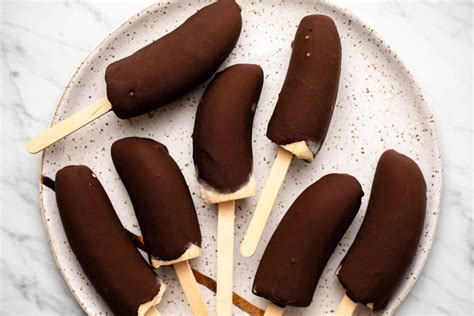 Chocolate Covered Banana Pops Healthy 3 Ingredient Dessert From My