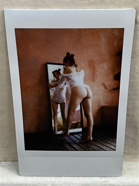 Nude Art Model Instax Mini Film Lingerie Mirror Print Etsy