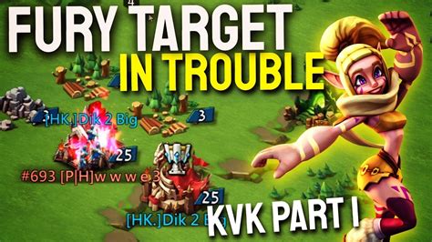 Fury Targets In Trouble Kvk On Paladin Account Lords Mobile Youtube