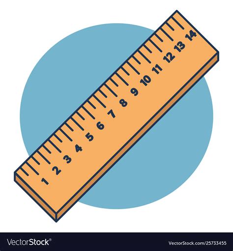 corner ruler measure graphic icon  white vector image