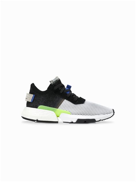 Adidas White And Black Pod S31 Mesh Sneakers Us