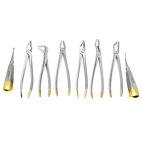 Universal Atraumatic Extraction Forceps Elevators Set