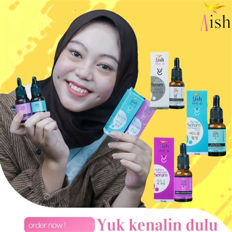 Jual SERUM AISH AISH SERUM ACNE DARK SPOT BRIGHTENING ASLI KOREA