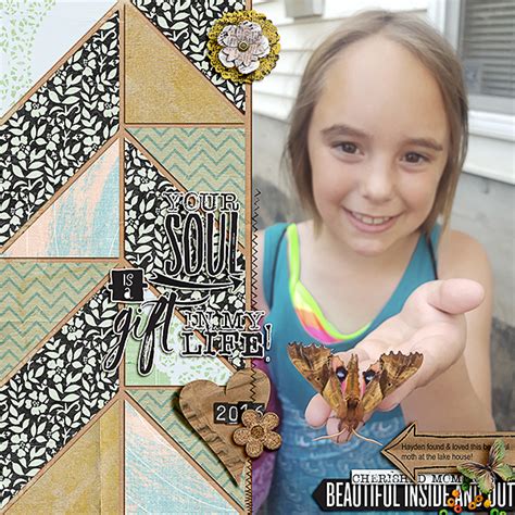 Digital Scrapbook Template Triangle Inspired Scrapping With Liz