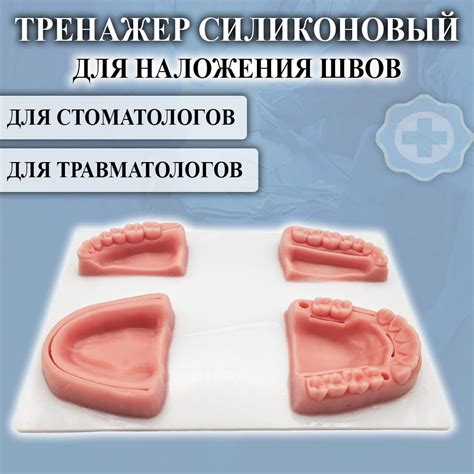 Хирургический тренажер для наложения швов в полости рта - купить с ...