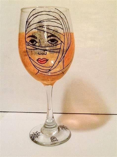 Halloween Painted Wine Glasses · A Glass · Decorating on Cut Out + Keep