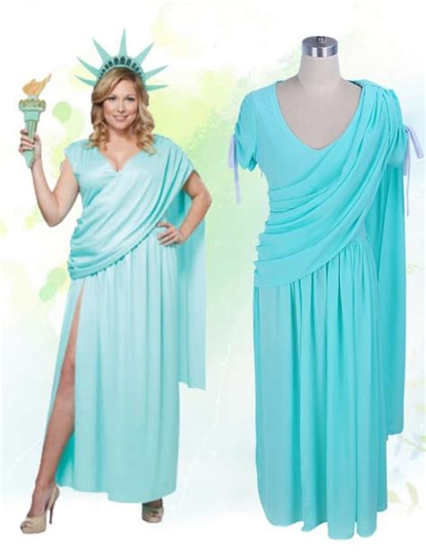 Statue of Liberty Lady Liberty Complete Cosplay Costume | Costume ...