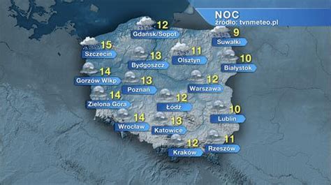 Pogoda na jutro sobota 25 09 Deszczowo w części kraju możliwy