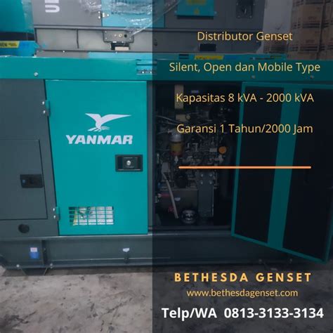 Jual Jual Murah Genset Yanmar Kva Silent Type Di Lapak Yudi Bethesda