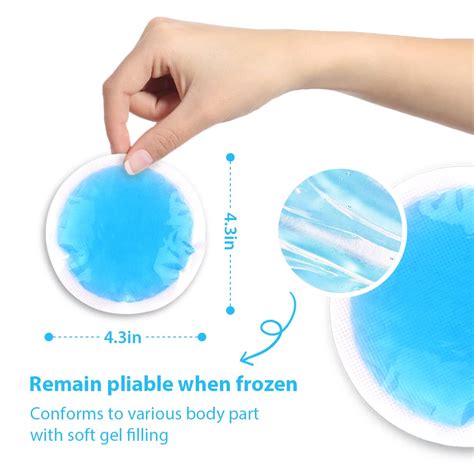 Buy NEWGO Ice Pack For Injuries Reusable Hot Cold Therapy Small Gel Ice Pack For Eyes After