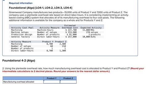 Solved Required Information Foundational Algo L Chegg