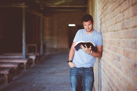 Man Reading Bible Crossbridge Community Church