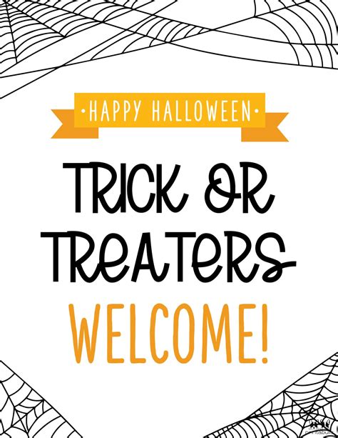 51 Halloween Signs Free Printables Printabulls