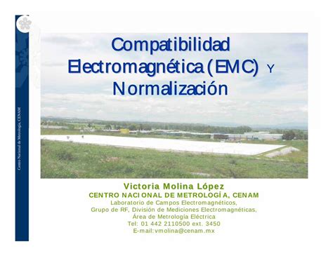 Pdf Compatibilidad Electromagn Tica Emc Y Normalizaci N