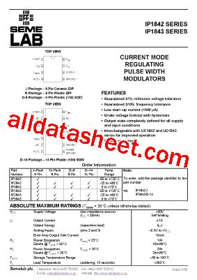 Ip Datasheet Pdf Seme Lab