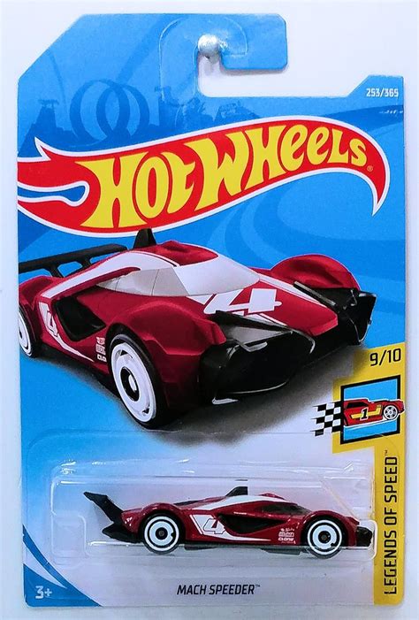 Hot Wheels Mach Speeder Legends Of Speeds 1 64 9 10 Amazon Co Uk