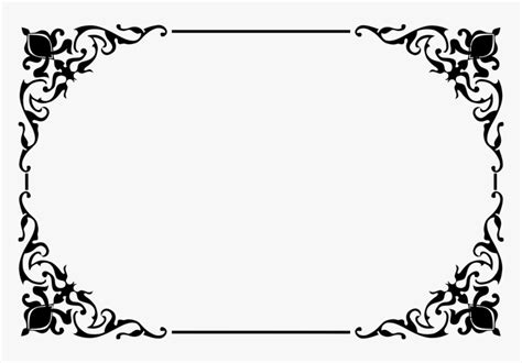 5 2 Decorative Border Png Clipart Frame For Microsoft Office