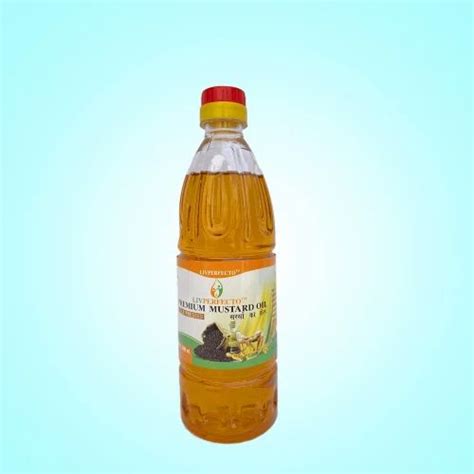 Prevent BP 500ml Organic Cold Pressed Yellow Mustard Oil For Food At