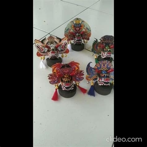 Miniatur Barongan Devil Merah Barongan Jawa Special Edition Lazada