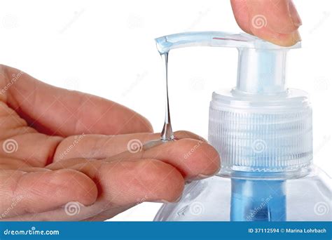 Liquid soap, isolated stock photo. Image of cosmetics - 37112594