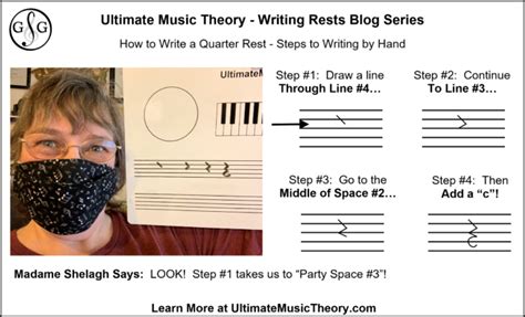 Writing Rests #4 - Quarter Rest - Ultimate Music Theory